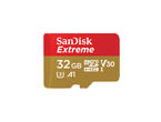 Карти памет 32GB microSD SanDisk Extreme Class 10 + RescuePRO Deluxe