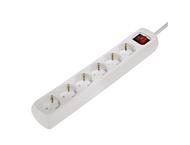 Разклонители Hama Distribution Panel, 6 гнезда, 1.4 метра