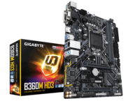 Дънни платки GIGABYTE B360M HD3