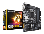 Дънни платки Gigabyte B360M DS3H
