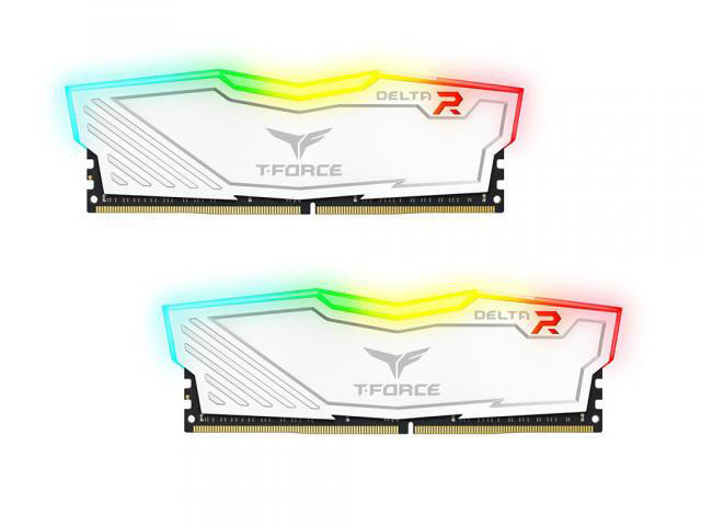Оперативна памет 32GB (2x16GB) DDR4 3000MHz Team T-Force Delta RGB White