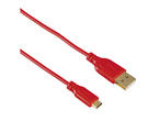 Кабели и Адаптери Hama "Flexi-Slim" Micro USB, в червено