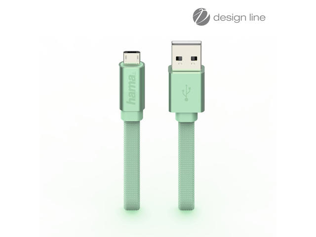 Кабели и Адаптери Hama "Design Line", в зелено