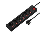 Разклонители Hama 6-Way Power Strip 1.4 метра