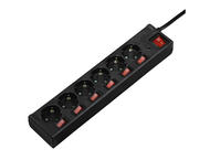 Разклонители Hama 6-Way Power Strip 1.4 метра
