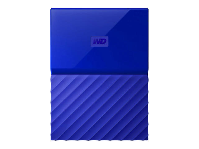 Външни HDD 2TB WD MyPassport Thin USB 3.0, в синьо
