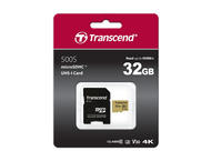 Карти памет Transcend 500S 32GB microSDHC