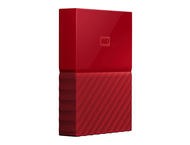 Външни HDD 2TB WD MyPassport Thin USB 3.0, в червено