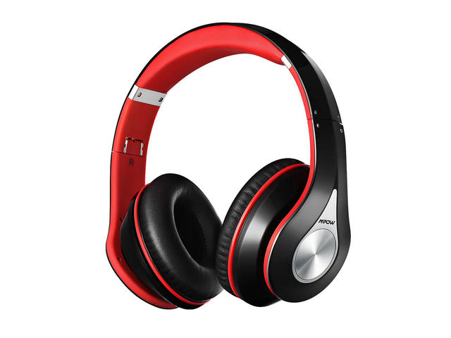 Слушалки Mpow M3, в черно-червено