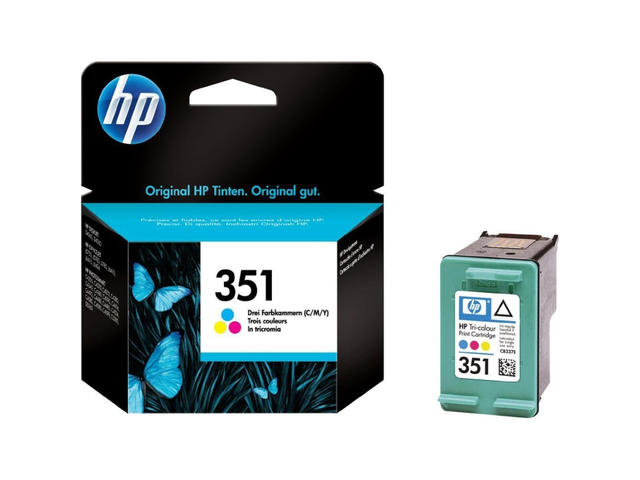 Консумативи Оригинален HP 351 Tri-color Inkjet Print Cartridge