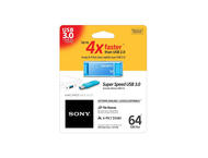 USB памети 64GB Sony Micro Vault Click, синя