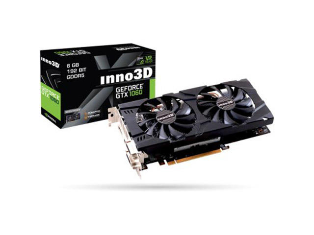 Видео карти Inno3D GeForce GTX 1060 Twin X2 6GB