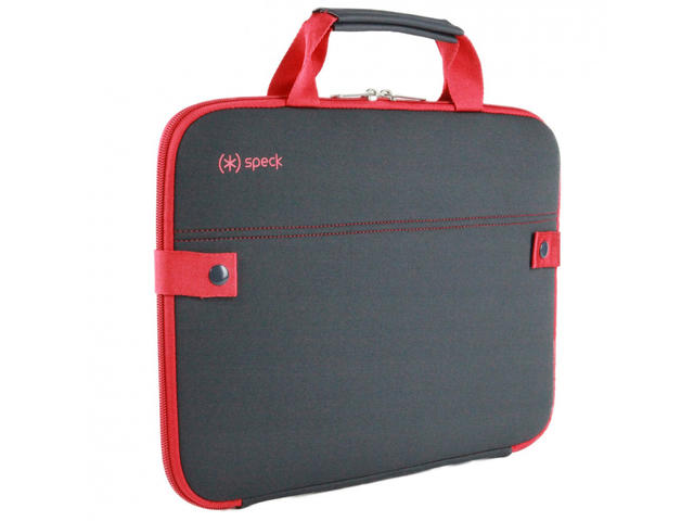 Чанти за Лаптопи Speck Station Sleeve 13-14 inch Laptop - Charcoal Grey/Dark Poppy Red