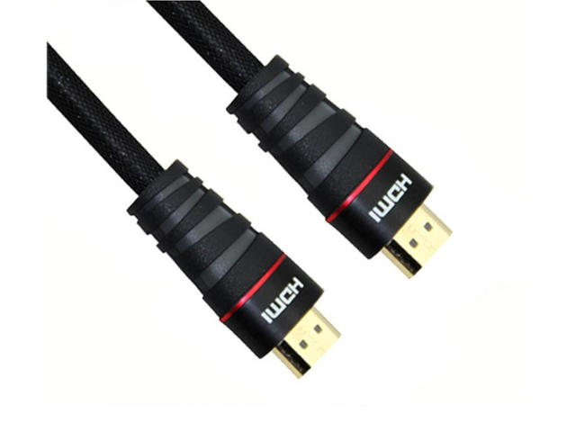 Кабели и Адаптери VCom кабел HDMI M / M Ultra HD 4k2k Gold Nylon braided - CG526-B-1.8m