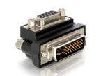 Кабели и Адаптери DeLock VGA - женско/ DVI - мъжко 90°