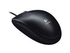 Мишки Logitech Corded Mouse B100, в черно