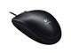 Мишки Logitech Corded Mouse B100, в черно