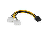 Кабели и Адаптери Makki Адаптер Adapter 2xMolex to 8pin PCI-E VGA - MAKKI-CE317-0.15m