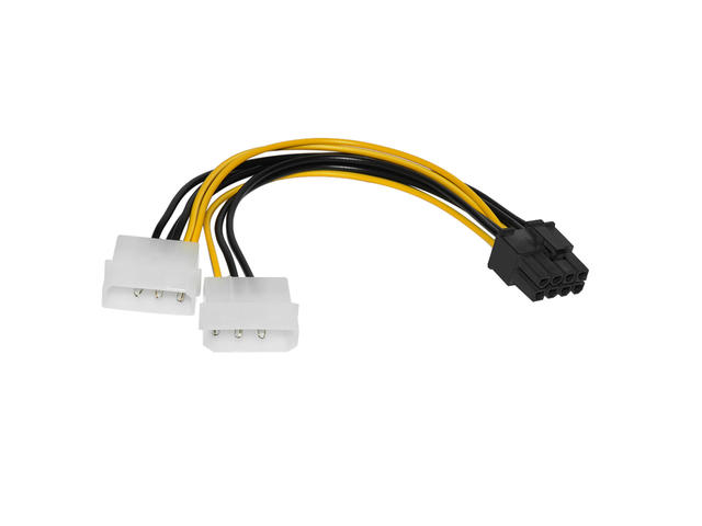 Кабели и Адаптери Makki Адаптер Adapter 2xMolex to 8pin PCI-E VGA - MAKKI-CE317-0.15m