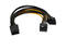 Кабели и Адаптери Makki Mining PCI-E Splitter 8pin -> 2x 8pin