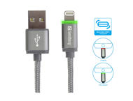 Кабели и Адаптери Sandberg Lightning Reversible + LED 1m