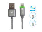 Кабели и Адаптери Sandberg Lightning Reversible + LED 1m