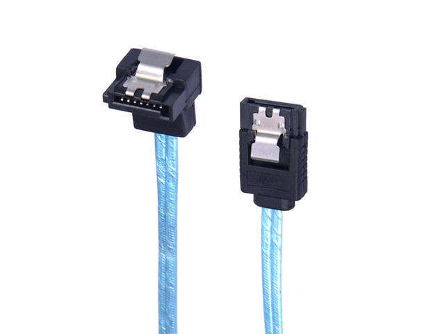 Кабели и Адаптери Orico кабел Cable SATA3 60cm /w Lock, 1 Right angle - CPD-7P6G-BA60