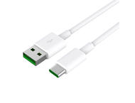 Кабели и Адаптери Orico кабел Cable - USB TYPE A to TYPE C 0.5m, 5A charging, white - ATC-05-WH