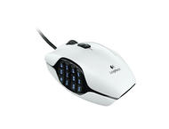 Мишки Геймърска мишка Logitech G600 MMO бяла