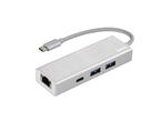Кабели и Адаптери Hama USB-C Aluminium, 3-портов хъб