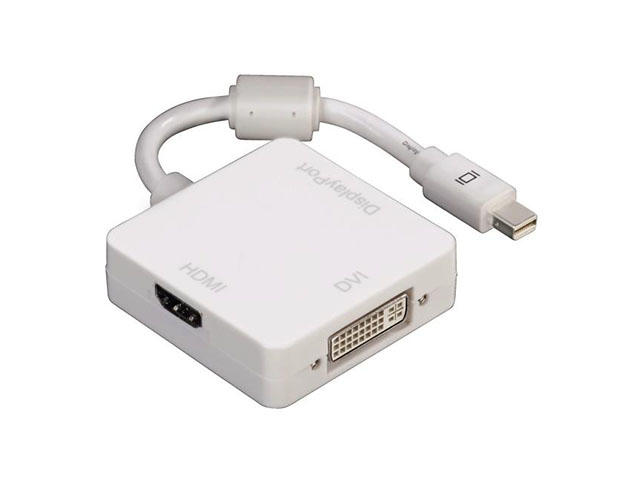 Кабели и Адаптери Адаптер 3 в 1 HAMA 53245, Mini DisplayPort към DVI/ DisplayPort/ HDMI