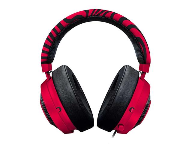 Слушалки Razer Kraken Pro V2 Neon Red - Oval - PewDiePie