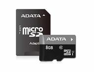 Карти памет 8GB microSDHC ADATA Premier Class 10 Adapter