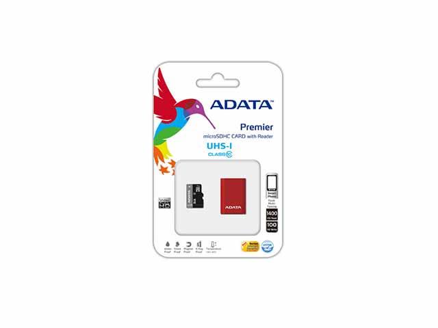 Карти памет 16GB microSDHC ADATA Premier Class 10 Adapter