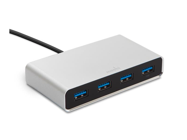 Кабели и Адаптери Moshi iLynx 3.0: 4-port USB 3.0 hub - Silver