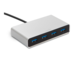 Кабели и Адаптери Moshi iLynx 3.0: 4-port USB 3.0 hub - Silver