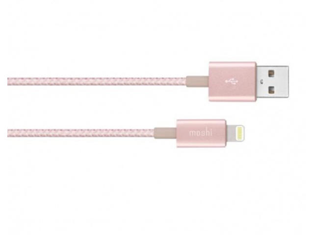 Кабели и Адаптери Moshi Integra USB-A Charge/Sync Cable with Lightning connector - Golden Rose
