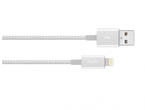 Кабели и Адаптери Moshi Integra USB-A Charge/Sync Cable with Lightning connector - Jet Silver