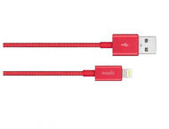 Кабели и Адаптери Moshi Integra USB-A Charge/Sync Cable with Lightning connector - Crimson Red