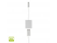 Кабели и Адаптери Moshi Mini DisplayPort to HDMI Adapter Pro (4K - 60Hz) - Silver