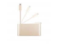 Кабели и Адаптери Moshi USB-C Multiport Adapter - Gold