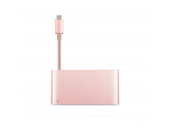 Кабели и Адаптери Moshi USB-C Multiport Adapter - Golden Rose