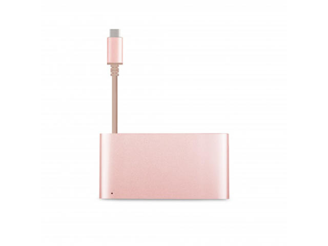 Кабели и Адаптери Moshi USB-C Multiport Adapter - Golden Rose
