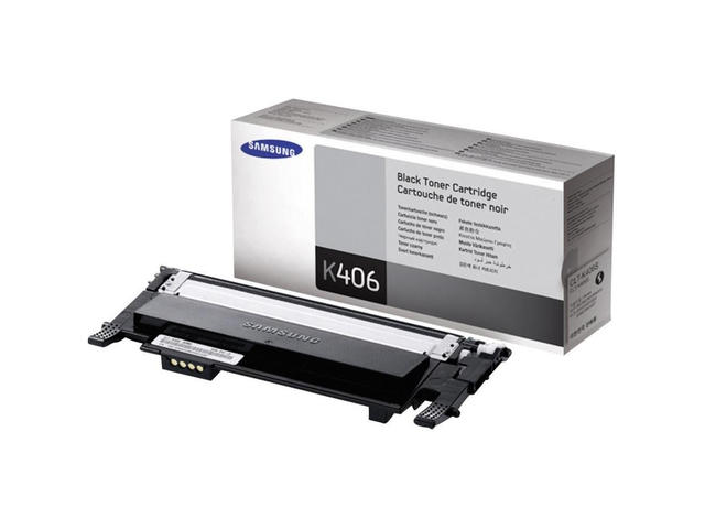 Консумативи Оригинален Samsung CLT-K406S Black Toner Cartridge