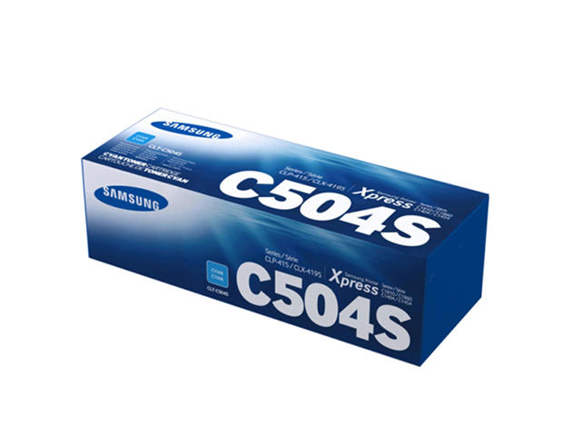Консумативи Оригинален Samsung CLT-C504S Cyan Toner Cartridge