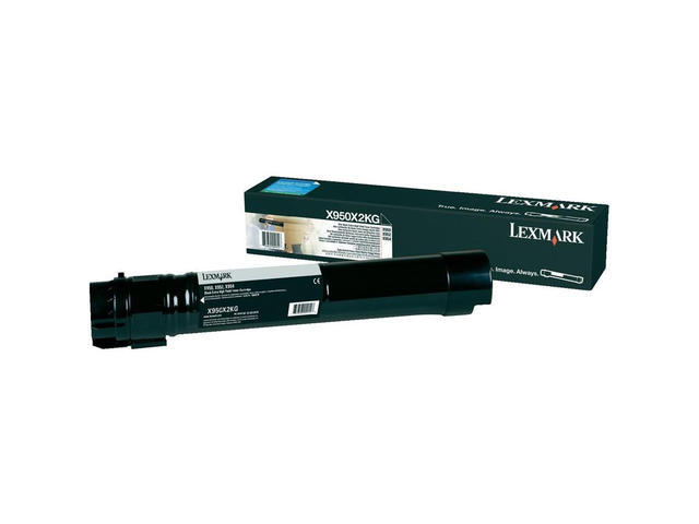 Консумативи Оригинален Lexmark X950, X952, X954 Black Extra High Yield Toner Cartridge