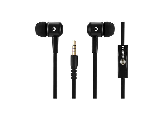 Слушалки Sandberg Speak’n Go In-Earset, в черно