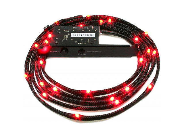 LED осветление NZXT Sleeved LED Kit Red