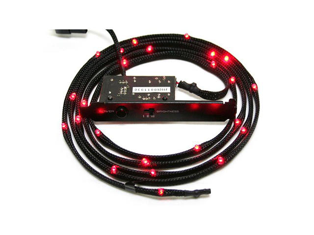 LED осветление NZXT Sleeved LED Kit 1m Red