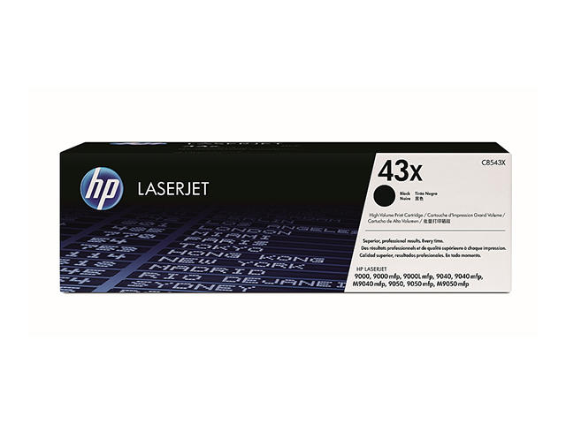 Консумативи Оригинален HP 43X Black LaserJet Toner Cartridge